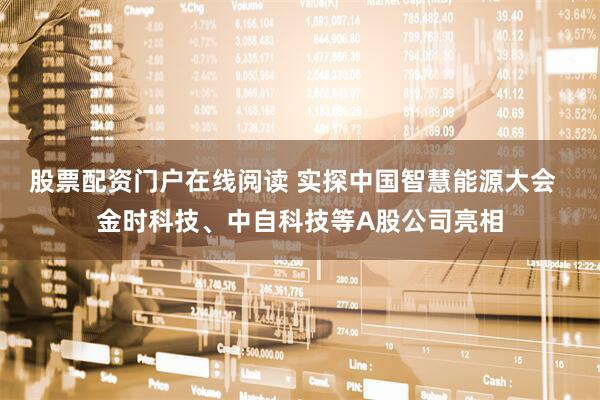 股票配资门户在线阅读 实探中国智慧能源大会  金时科技、中自科技等A股公司亮相